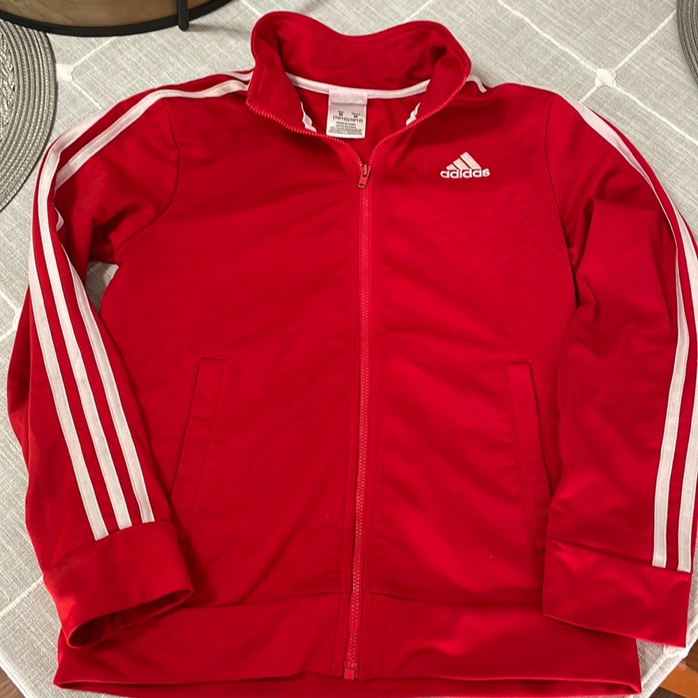 Boys Adidas zip up jacket